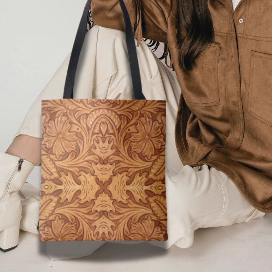 Rustikales Western aus braunem Cowboy Tasche