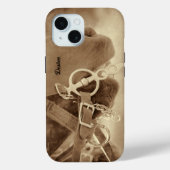 Rustikales Western-Braunes Pferd Case-Mate iPhone Hülle (Rückseite)