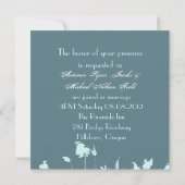 rustikales Western Einladung (Rückseite)