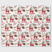 Rustikales Western Geschenkpapier (Flach)