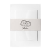 Rustikales Western Hochzeit Einladungsbanderole (Vorderseite Beispiel)