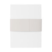 Rustikales Western Hochzeit Einladungsbanderole (Rückseitenbeispiel)