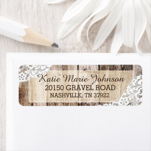 Rustikales Western-Hochzeitstil für Holz und Spitz (Insitu)