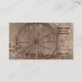 Rustikales Western SEPI Tone Country Wagon Wheel Visitenkarte (Vorderseite)