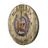 Rustikales Westernsaal-Bar Dartscheibe (Vorderseite rechts)