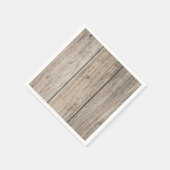 Rustikales Wetter-Bauernhaus Stall Hochzeit Serviette (Ecke)