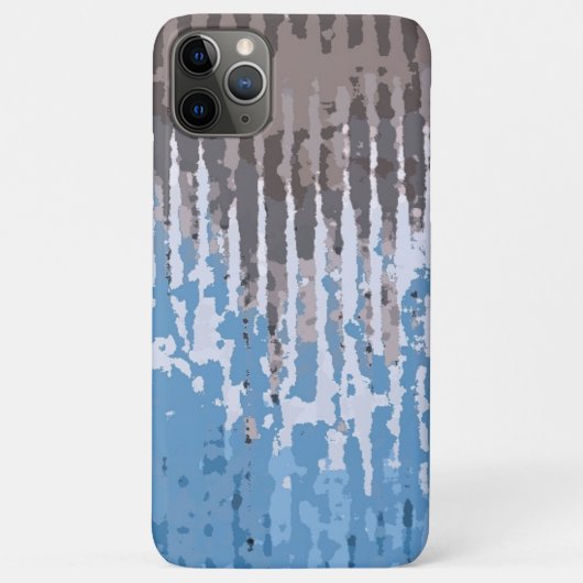 rustikales Wetter/braun blau Case-Mate iPhone Hülle (Rückseite)