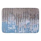 Rustikales Wetter/braunes blaues Design     Badematte (Vorderseite)