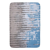 Rustikales Wetter/braunes blaues Design     Badematte (Vorderseite Vertikal)