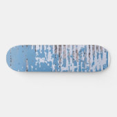 Rustikales Wetter/braunes blaues Design Skateboard (Horizontal)