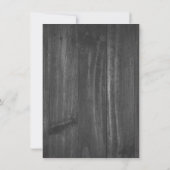 Rustikales Wetterfest Probe Sonnenblumen Einladung (Rückseite)