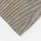 Rustikales Wetterfest - Rentierbaum Weihnachten Fleecedecke (Ecke)