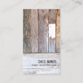 Rustikales, wetterfestes, Vintages Land Visitenkarte (Vorderseite)