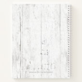 Rustikales Wetterrezept Notizblock (Rückseite)