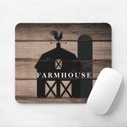 Rustikales Wetterwohenhaus Schwarzholz Landhaus Mousepad (Mit Mouse)