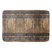 Rustikales Whiskey Keg Badematte (Vorderseite)