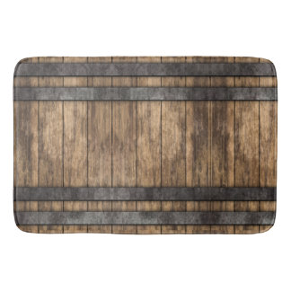 Rustikales Whiskey Keg Badematte