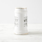 Rustikales Whisky-Mädchen Bierglas (Mittel)