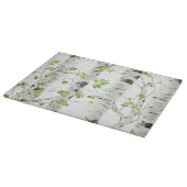 Rustikales White Birch Tree Cutting Board Schneidebrett (Ecke)