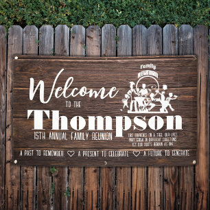 Rustikales Wiedersehen-Banner Banner