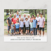 Rustikales Wiedersehen Forest Trees Foto Postkarte (Vorderseite)