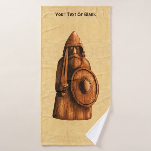 Rustikales Wiking Badhandtuch Set (Badehandtuch)