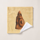 Rustikales Wiking Badhandtuch Set (Waschlappen)