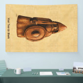 Rustikales Wiking Banner (Messe)