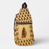 Rustikales Wiking Crossbody Bag (Vorderseite)