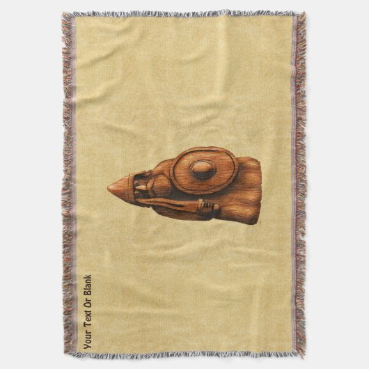 Rustikales Wiking Decke (Vorderseite Vertikal)