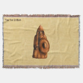 Rustikales Wiking Decke (Vorderseite)