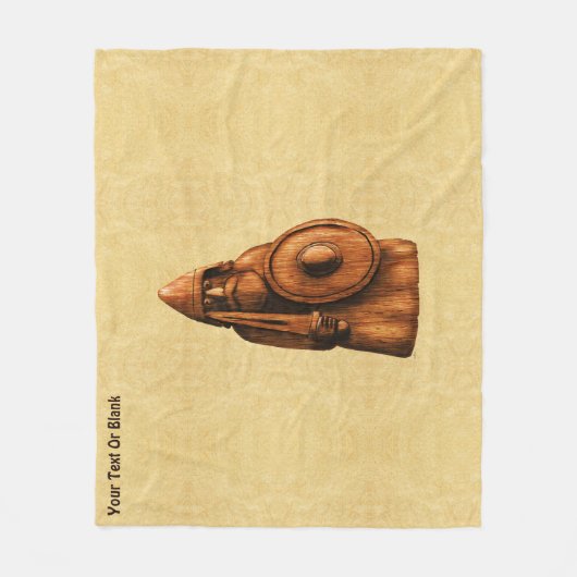 Rustikales Wiking Fleecedecke (Vorderseite)