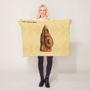 Rustikales Wiking Fleecedecke