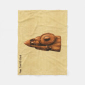 Rustikales Wiking Fleecedecke (Vorderseite)