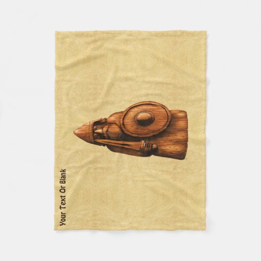 Rustikales Wiking Fleecedecke (Vorderseite)