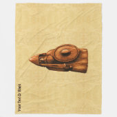 Rustikales Wiking Fleecedecke (Vorderseite)