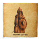 Rustikales Wiking Fliese (Vorderseite)