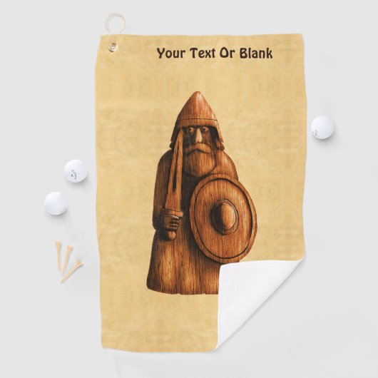 Rustikales Wiking Golfhandtuch (Insitu)