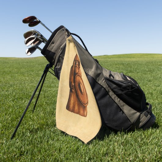 Rustikales Wiking Golfhandtuch (Gras)