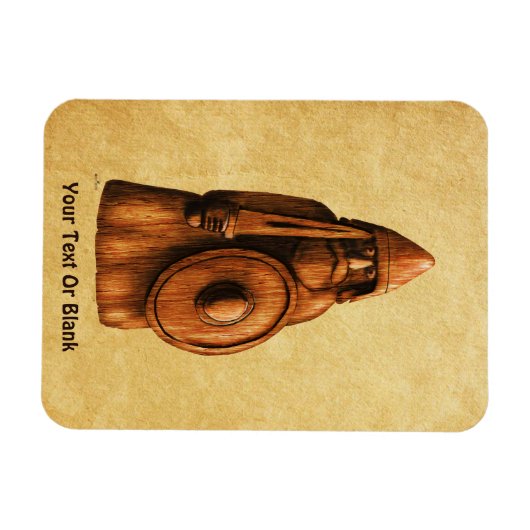 Rustikales Wiking Magnet (Horizontal)