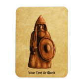 Rustikales Wiking Magnet (Vertikal)