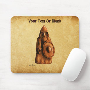 Rustikales Wiking Mousepad