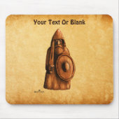 Rustikales Wiking Mousepad (Vorne)