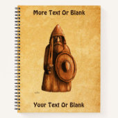 Rustikales Wiking Notizblock (Vorderseite)