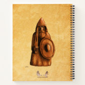 Rustikales Wiking Notizblock (Rückseite)