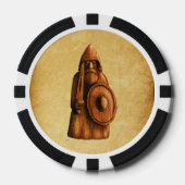Rustikales Wiking Pokerchips (Vorderseite)
