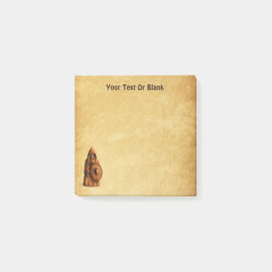 Rustikales Wiking Post-it Klebezettel