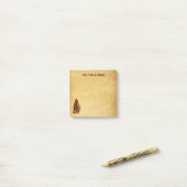 Rustikales Wiking Post-it Klebezettel (Auf Schreibtisch)