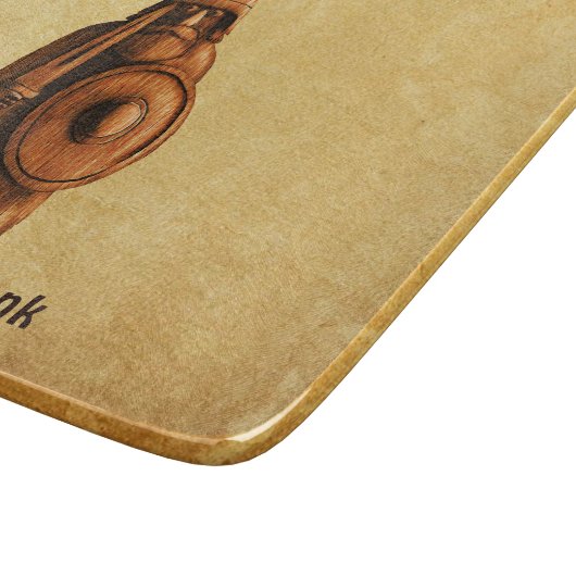 Rustikales Wiking Schneidebrett (Ecke)