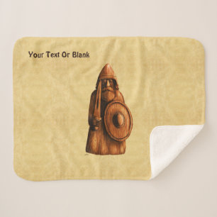 Rustikales Wiking Sherpadecke